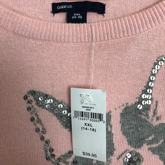 SOLDGAP Kids Girls Sweater Bulldog Sequins Sparkly - Picture 5 of 8